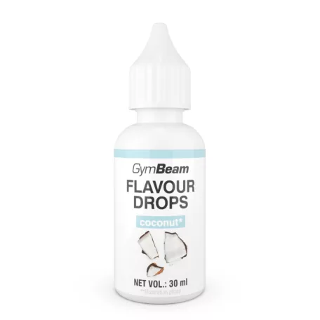 Flavour Drops - 30 ml - kókusz - GymBeam