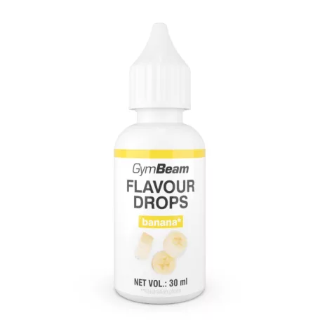 Flavour Drops - 30 ml - banán - GymBeam