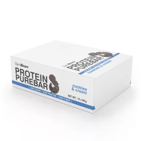 PureBar fehérjeszelet - 12 x 60 g - krémes keksz - GymBeam