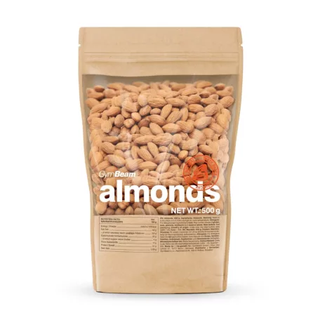 Mandula - 500 g - ízesítetlen - GymBeam