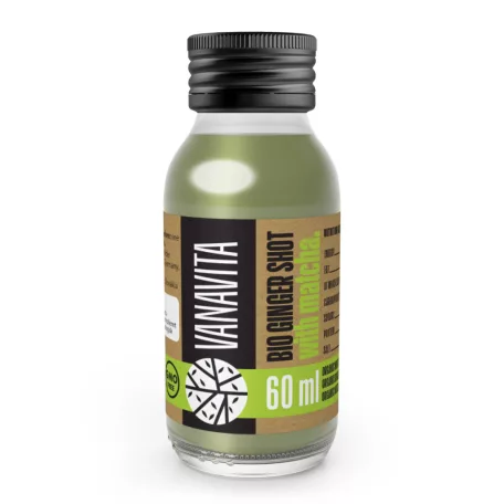BIO Gyömbér shot matchával - 60 ml - ízesítetlen - VanaVita - GymBeam