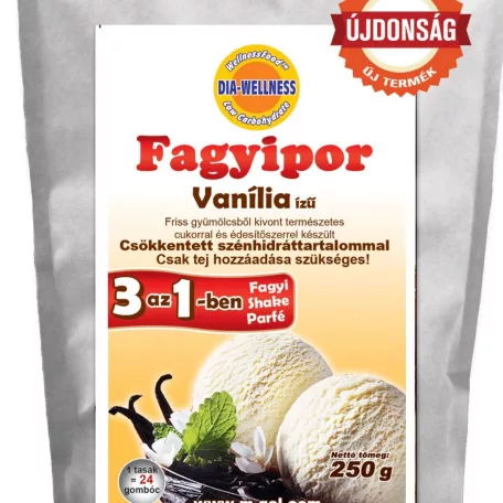 Maltit mentes Dia-Wellness fagylaltporok több ízben vanília