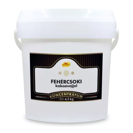 Fehércsokoládé koncentrátum kakaóvajjal 4,5 kg