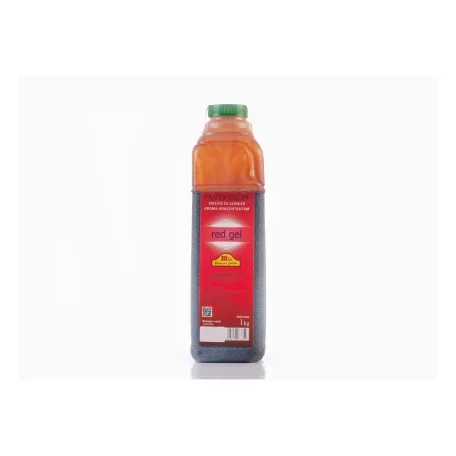 Frizzy-Color Red Gel energiaital ízű színező és ízesítő jégkása szirup 1 kg