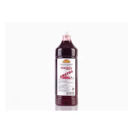 Frizzy meggy ízű rostos szirup 1 l