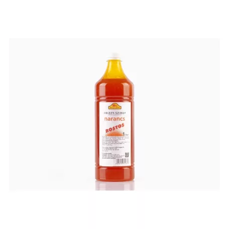 Frizzy Narancs ízű rostos szirup 1 l