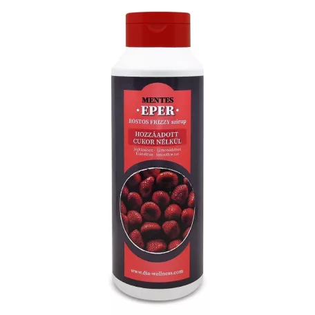 Mentes zéró rostos szirup 900 ml eper