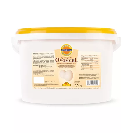 Dia-wellness ovomgel tojásfehérje készítmény 2,5 kg