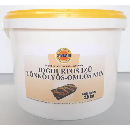 Dia- Wellness Joghurt ízű – Tönkölyös omlós mix 2,5 kg