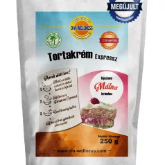 Maltit mentes Dia-wellness Tortakrém Express Málna ízű