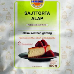 Dia-wellness Sajttorta alap hidegen készíthető