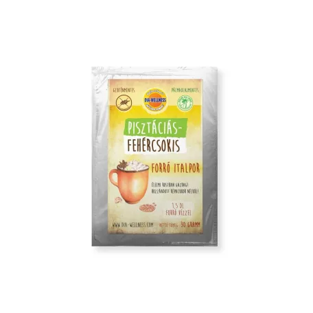 Dia-Wellness pisztáciás-fehércsokis forró italpor (gluténmentes) 30 g