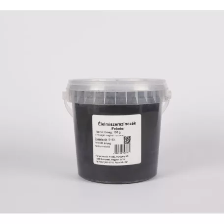 Élelmiszerszínezék /carbo med fekete E-153 / 0,1 kg