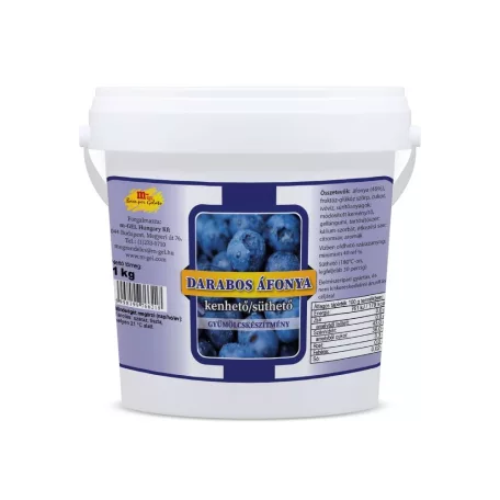 Darabos Áfonya kenhető/süthető gyümölcskészítmény 1 kg