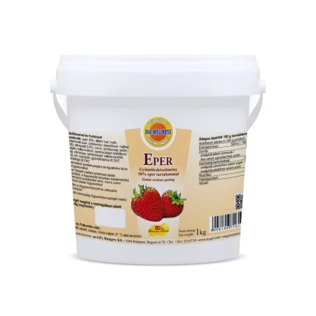 Dia-Wellness Eper ízű gyümölcskészítmény 1 kg