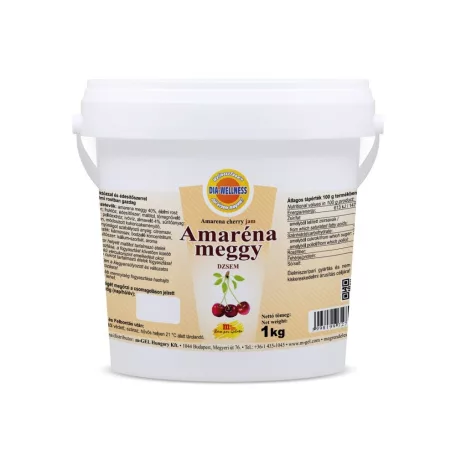 Dia-wellness Amaréna meggy dzsem fruktózzal és édesítőszerrel 10 kg