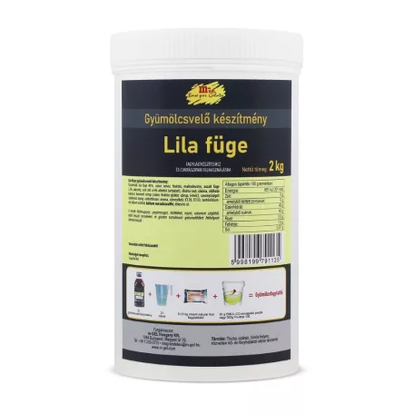 Lilafüge gyümölcsvelő készítmény 2 kg