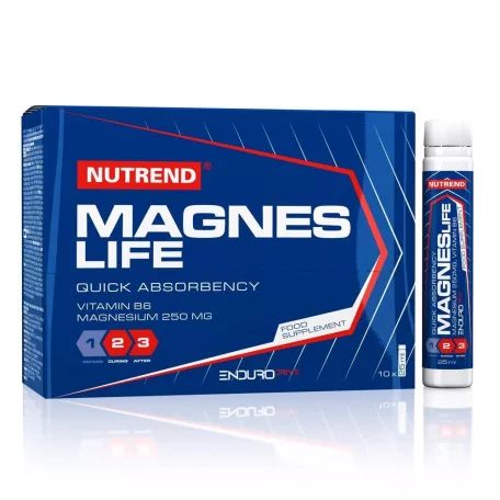 Nutrend Magneslife 1karton állóképességi sportokat űzőknek készült görcsgátló