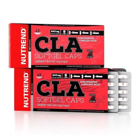 Nutrend CLA Compressed Caps - 60 kapszula CLA fogyasztószer