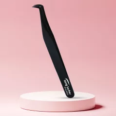 Long Lashes 90 fokos Volume Pro szempilla csipesz fekete