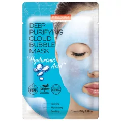 PureDerm Hyaluron mélytisztító bubble habmaszk 20g