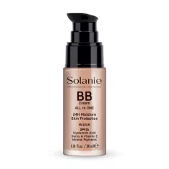   Solanie BB krém hialuronsavval és fényvédővel SPF15 - médium 30ml