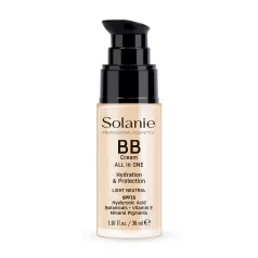   Solanie BB krém hialuronsavval és fényvédővel SPF15 - világos neutrális 30ml