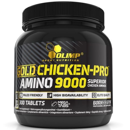 Olimp Gold Chicken-Pro™ Amino 9000 Mega Tabs® 300 tabletta komplex aminosav készítmény