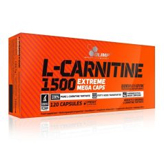 Olimp L-CARNITINE 1500 Extreme Mega Caps® zsírégető 120 kapszula l-karnitin tartalmú diétás termék