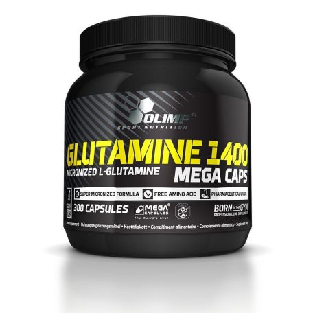 Olimp L-Glutamine 1400 MEGA CAPS® 300 kapszula aminosav készítmény