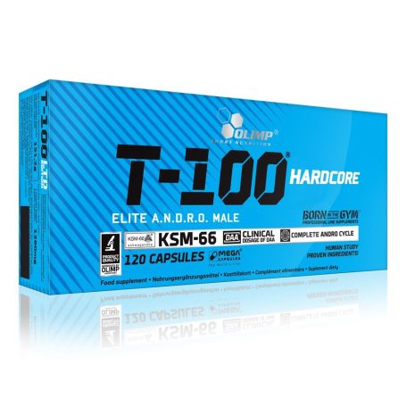 Olimp T-100 Hardcore tesztoszteron fokozó 120 kapszula tesztoszteron és hormonszint optimalizáló