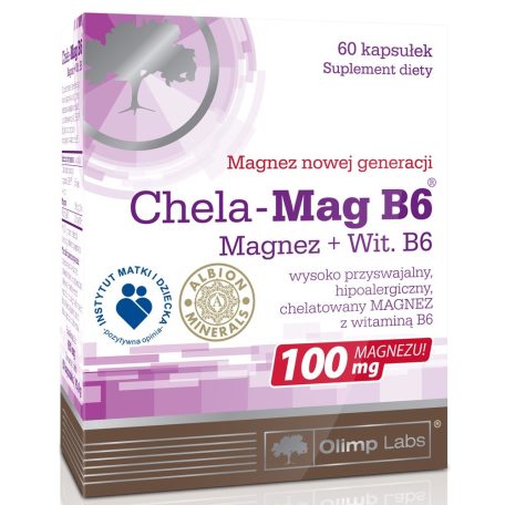 Olimp Chela-Mag B6 60 kapszula ásványi anyag készítmény magnéziummal