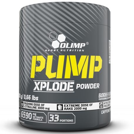 Olimp Pump Xplode Powder - 300g teljesítményfokozó sportolóknak, testépítőknek
