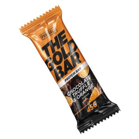 PureGold The Gold Bar protein szelet 45g íz: Chocolate & Truffle & Orange