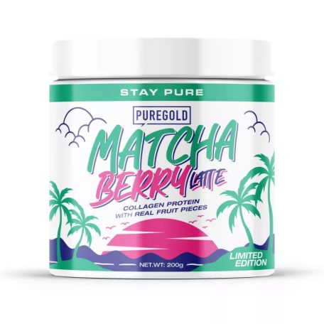 PureGold Collagen Protein - Matcha Berry Latte 200g