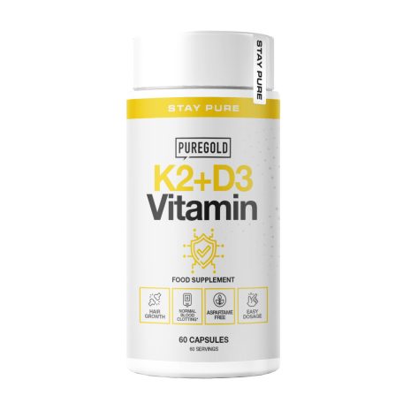 PureGold K2+D3 Vitamin 60 kapszula