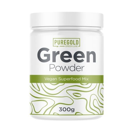 PureGold Green Powder Gyümölcs és zöldség keverék alapú italpor 300g