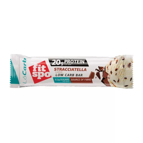 FitSpo Low Carb Protein bar Stracciatella 1 karton (60gx12db)