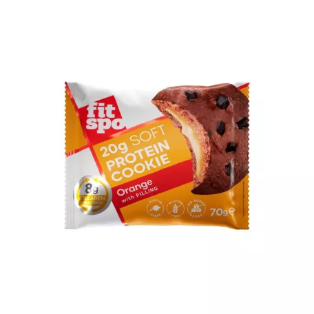 FITSPO Protein Collagen Cookie Orange 1 karton (70gx10db)