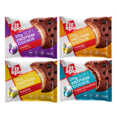 FITSPO Protein Collagen Cookie Orange 1 karton (70gx10db)