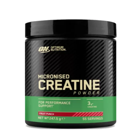 Optimum Nutrition Micronised Creatine Powder 247.5g Fruit Punch