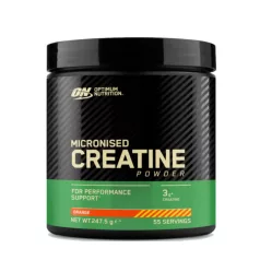Optimum Nutrition Micronised Creatine Powder 247.5g Orange