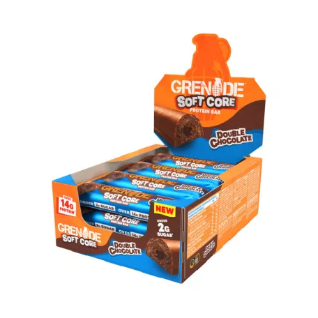 GRENADE Soft Core Double Chocolate Protein Bar 1 karton (50gx12db)
