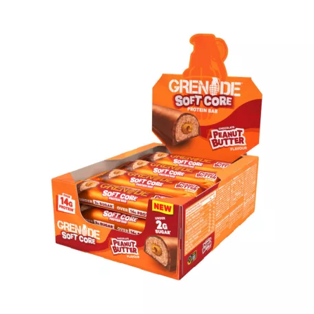 GRENADE Soft Core Chocolate Peanut Butter Protein Bar 1 karton (50gx12db)