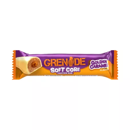 GRENADE Soft Core Golden Caramel Protein Bar 1 karton (50gx12db)