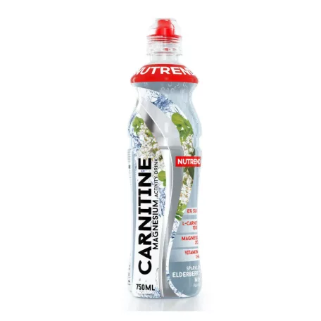 NUTREND Carnitine Drink Magnéziummal - Elderflower & Mint - 1 karton (750mlx8db)