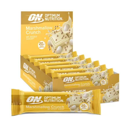 OPTIMUM NUTRITION CRUNCH PROTEIN BAR MARSHMALLOW 1 karton (65gx10db)