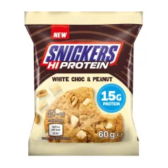   SNICKERS HiProtein Cookie - White Chocolate & Peanut 1 karton (60gx12db)