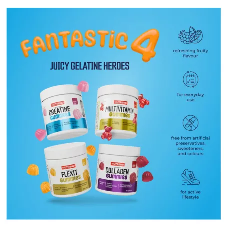 NUTREND COLLAGEN GUMMIES 60 db - cherry