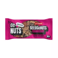 NUTREND DeNuts Seeds+Nuts Cranberry 1 karton (35gx42db)